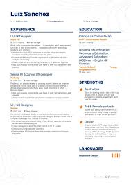 Cv maker free helps you write a professional curriculum vitae that showcases your unique experience and skills. Ui Designer Resume Examples Pro Tips Featured Enhancv