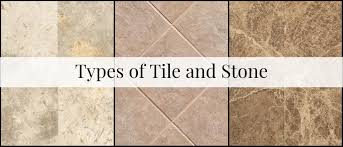 types of man made tiles and natural stone