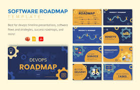 software roadmap template in powerpoint