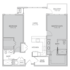 Floor Plan C Greenbelt Apartments