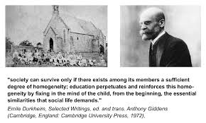 durkheim s perspective on education revisesociology functionalist sociologist emile durkheim saw education as performing two major functions in advanced industrial societies transmitting the shared values