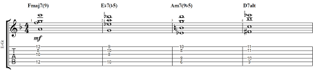 Allan Holdsworth Chords On A Jazz Standard Advanced Modern