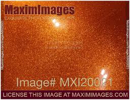 Photo Of Orange Glitter Paint Stock