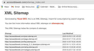 find and add your sitemap accessible