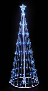 led animated outdoor lightshow tree
