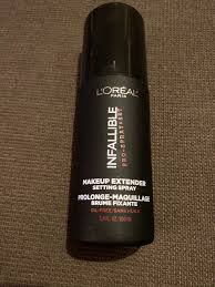 l oreal paris makeup infallible pro spray set makeup extender setting spray 3 4 ounce
