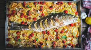 red drum fish with potatoes recipe