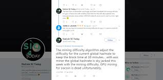 Why Siacoin Became 10x Harder To Mine Steemit