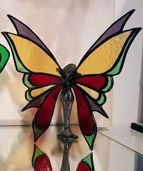 Stained Glass Fairy Angel Wings