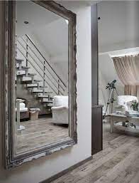 over sized mirror mirror wall living