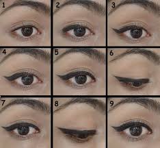 eye makeup tutorial winged eye liner