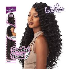 Hair material:ocean wave crochet braids hair extensions made with human friendly kanekalon heat resistant synthetic fiber. Sensationnel Lulutress Crochet Braid 18 Deep Wave Canada Wide Beauty Supply Online Store For Wigs Braids Weaves Extensions Cosmetics Beauty Applinaces And Beauty Cares