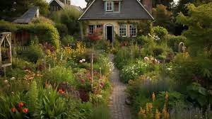 Cottage Garden Ideas Picture Background