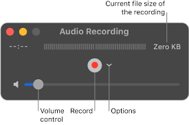 record audio in quicktime player on mac