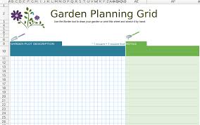 Microsoft Garden Planner Excel
