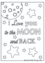 Just print onto a4 paper or card and fold once. I Love You Coloring Pages Updated 2021