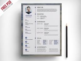 Resume Templates Microsoft Word Free Creative Resume Template In Psd