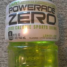 calories in powerade zero lemon lime