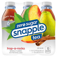 snapple zero sugar trop a rocka tea