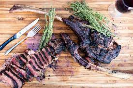 grilled tomahawk steaks rature