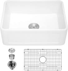 sarlai 24 inch small white kitchen sink