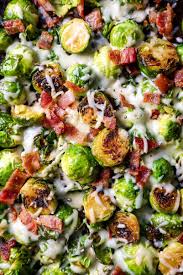 cheesy bacon brussels sprouts must