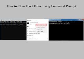 how to clone hard drive using command