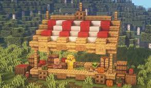 Explore a medieval village built in minecraft: Minecraft Medieval Stall Ideas Horse Stable Minecraft Beautiful Distressed Wood Dining Table February 2 2021
