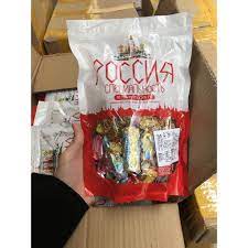 Kẹo socola POCCHA mix 20 vị nhập khẩu Nga 500g
