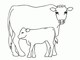 For the younger kids like kindergarten or primary school students, the coloring sheets might be educative enough as you can tell the stories or fact about the animal while they are occupied with coloring it. Colouring Pictures Of Cows Coloring Home