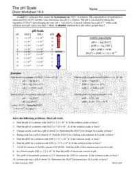 An introduction to acids, bases, and the ph scale. The Ph Scale Name Chem Worksheet 19 3 Post Transition Metals Document Pdfsearch Io Document Search Engine