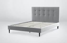 upholstered bed frame with headboard