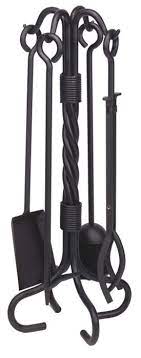 Wrought Iron Fireplace Tool Set