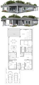 Modern House Oz71 Narrow House Plans