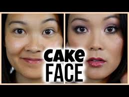 cake face makeup tutorial you