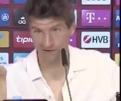 Thomas muller was in jovial mood after bayern munich's thumping win over barcelona. Olly Fan On Twitter Thomas Muller S Yer Da Banter Lewangoalski