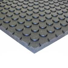 rubber black outdoor utility carpet