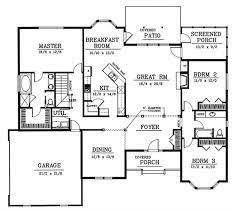 Contemporary Floor Plan 3 Bedrms 2