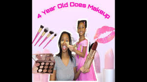 4 year old does her mommy s makeup