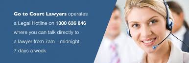 Probably, but many lawyers in the us will give you a quick phone consultation. Legal Advice Hotline 7am Midnight 7 Days 1300 636 846