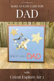 Easy Happy Fathers Day Shaker Card With Cricut Explore Air