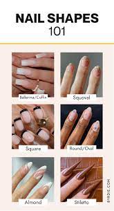 all of the diffe nail shapes