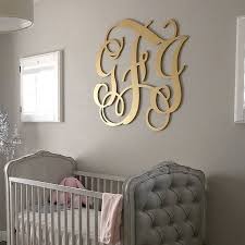 Wooden Monogram Large Wood Monogram