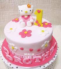 1st Birthday Cake For Girl In Cake Ideas By Prayface Net Cake Ideas  gambar png