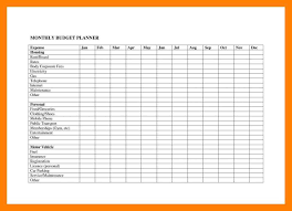 Free Printable Budget Worksheet Template 9 Monthly Planner St