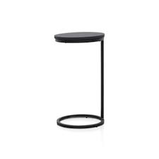 lux black sofa table side tables
