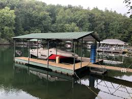 single slip dock with lift 1000