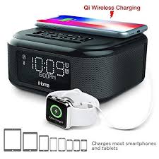 wireless charging alarm clock speaker
