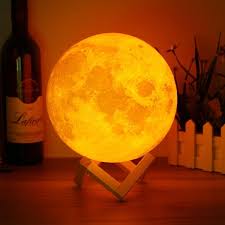 18cm Touch Sensor 3d Moon Table Lamp Usb Color Changing Led Luna Night Light Kids Gift Sale Banggood Com Sold Out Arrival Notice