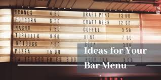 A brewery is defined as craft if it's independent of outside. 13 Bar Menu Ideas To Maximize Your Revenue Glimpse Blog